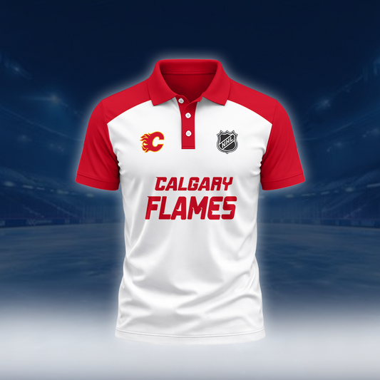 LIMITED EDITION - NEW CUSTOMIZED NHL17 CGF CALGARY FLAMES UNISEX T-SHIRT, POLO, HOODIE & SWEASHIRTS