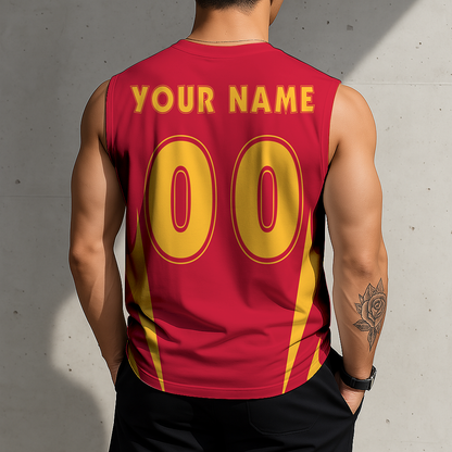 LIMITED EDITION - NEW CUSTOMIZED NBA17 AHA ATLANTA HAWKS MEN'S GYM SHIRT