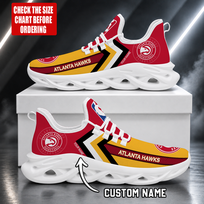 FINAL SALE - NEW CUSTOMIZED NBA17 AHA ATLANTA HAWKS MAX SOUL SHOES