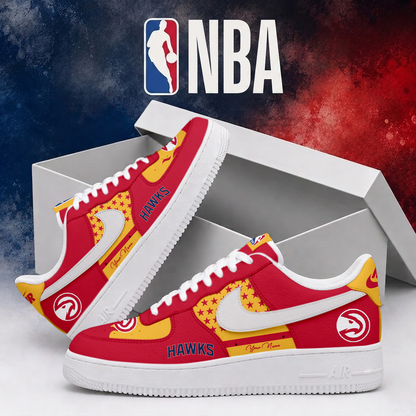 LIMITED EDITION - NEW CUSTOMIZED NBA17 AHA ATLANTA HAWKS AF1 SHOES
