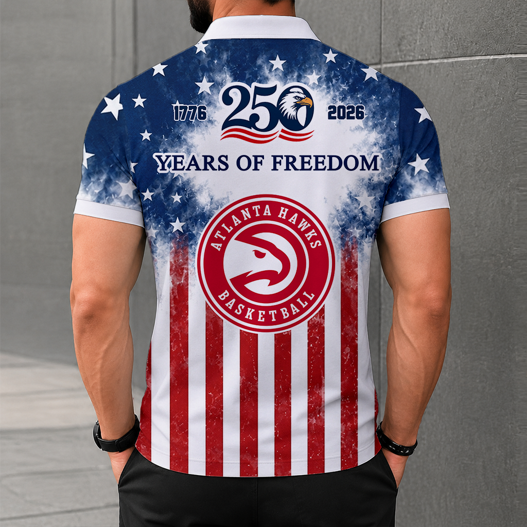 LIMITED EDITION - NEW CUSTOMIZED NBA17 AHA ATLANTA HAWKS POLO SHIRT, ZIP POLO SHIRT & T-SHIRTS