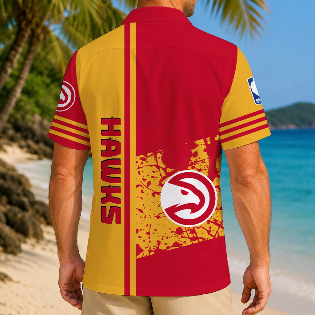 LIMITED EDITION - NEW CUSTOMIZED NBA17 AHA ATLANTA HAWKS UNISEX HAWAIIAN SHIRT