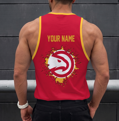 ELITE EDITION - NEW CUSTOMIZED NBA17 AHA ATLANTA HAWKS UNISEX TANK TOP