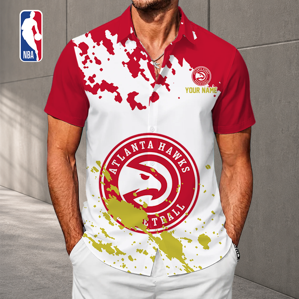 VIRAL EDITION - NEW CUSTOMIZED NBA17 AHA ATLANTA HAWKS UNISEX HAWAIIAN SHIRT