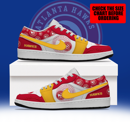 [HOT DEAL] NEW CUSTOMIZED NBA17 AHA ATLANTA HAWKS AIR JORDAN LOW SHOES