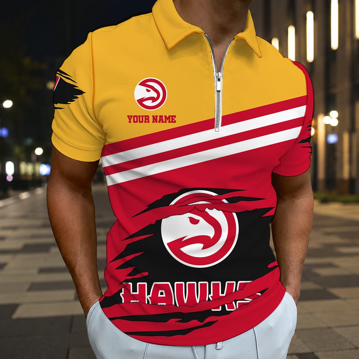 LIMITED EDITION - NEW CUSTOMIZED NBA17 AHA ATLANTA HAWKS T-SHIRT, POLO SHIRT, ZIP POLO SHIRT, SWEATSHIRT, HOODIE & ZIP HOODIE