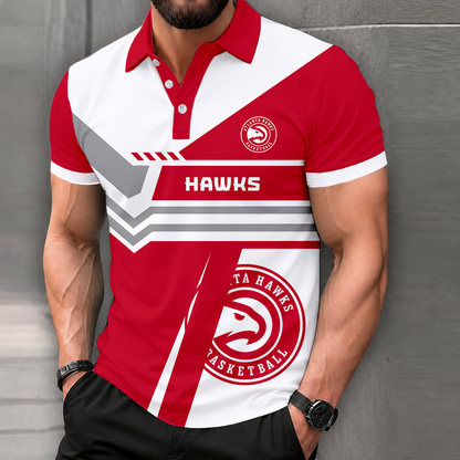 LIMITED EDITION - NEW CUSTOMIZED NBA17 AHA ATLANTA HAWKS POLO SHIRT, ZIP POLO SHIRT & T-SHIRTS