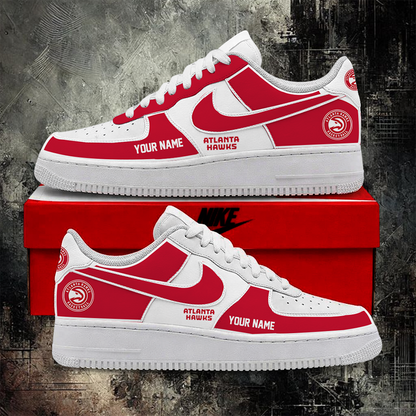 LIMITED EDITION - NEW CUSTOMIZED NBA17 AHA ATLANTA HAWKS AF1 SHOES
