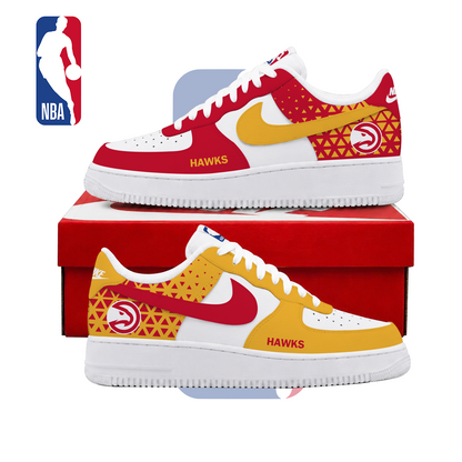 LIMITED EDITION - NEW CUSTOMIZED NBA17 AHA ATLANTA HAWKS AF1 SHOES