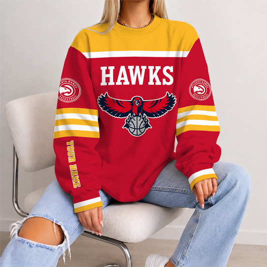 [HOT DEAL] NEW CUSTOMIZED NBA17 AHA ATLANTA HAWKS UNISEX SWEATSHIRT