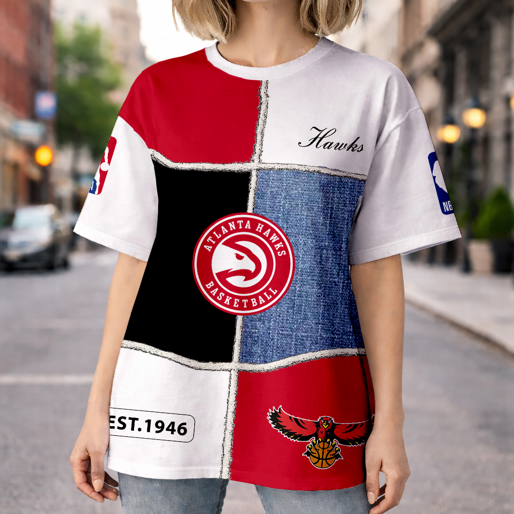 LIMITED EDITION - NEW CUSTOMIZED NBA17 AHA ATLANTA HAWKS UNISEX T-SHIRT, POLO, HOODIE & JACKETS