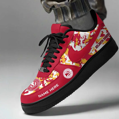 [HOT DEAL] NEW CUSTOMIZED NBA17 AHA ATLANTA HAWKS AF1 SHOES