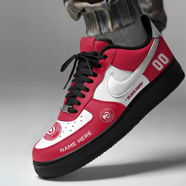[HOT DEAL] NEW CUSTOMIZED NBA17 AHA ATLANTA HAWKS AF1 SHOES