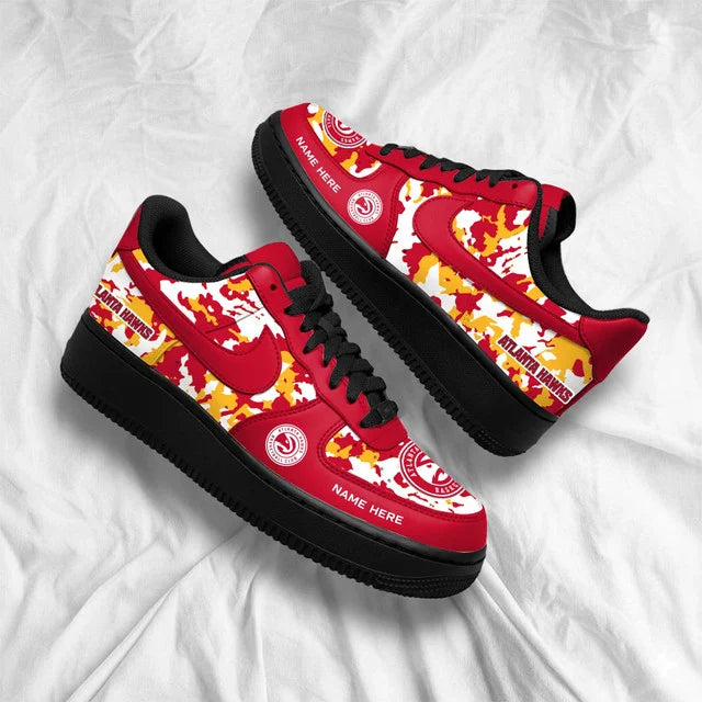 [HOT DEAL] NEW CUSTOMIZED NBA17 AHA ATLANTA HAWKS AF1 SHOES
