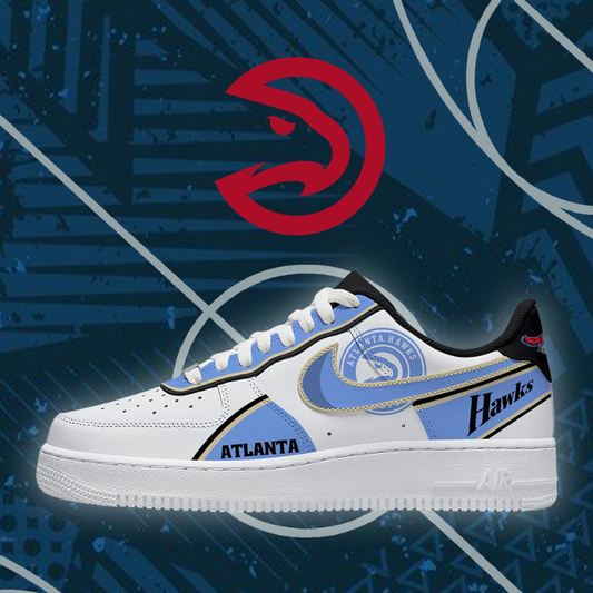 LIMITED EDITION - NEW CUSTOMIZED NBA17 AHA ATLANTA HAWKS AF1 SHOES
