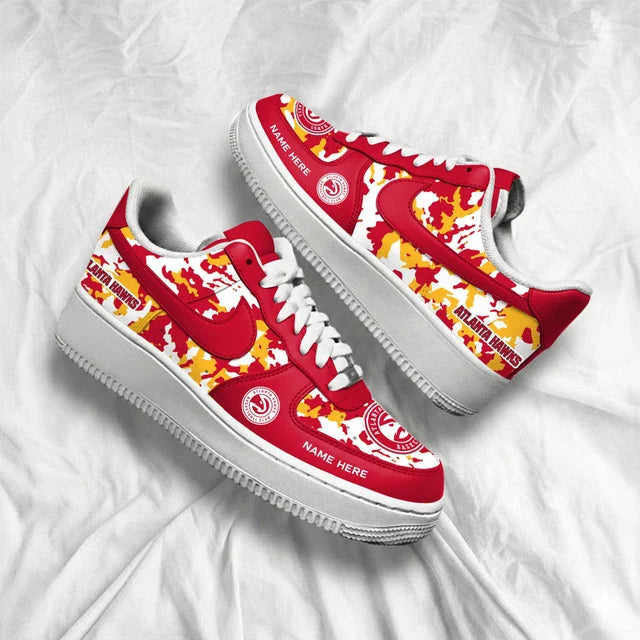 [HOT DEAL] NEW CUSTOMIZED NBA17 AHA ATLANTA HAWKS AF1 SHOES