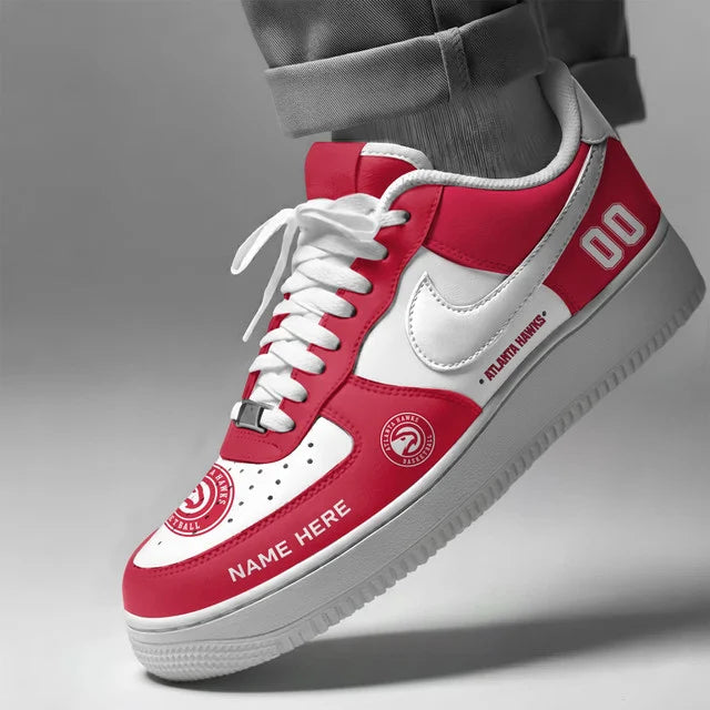 [HOT DEAL] NEW CUSTOMIZED NBA17 AHA ATLANTA HAWKS AF1 SHOES