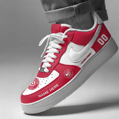 [HOT DEAL] NEW CUSTOMIZED NBA17 AHA ATLANTA HAWKS AF1 SHOES