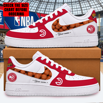 LIMITED EDITION - NEW CUSTOMIZED NBA17 AHA ATLANTA HAWKS AF1 SHOES