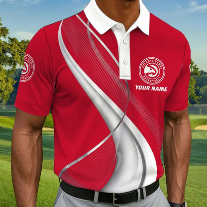 LIMITED EDITION - NEW CUSTOMIZED NBA17 AHA ATLANTA HAWKS POLO SHIRT, ZIP POLO SHIRT & T-SHIRTS