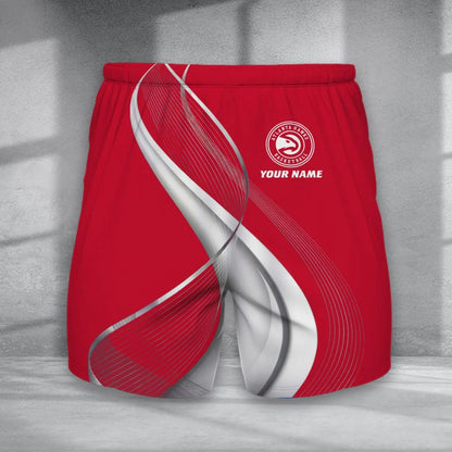 LIMITED EDITION - NEW CUSTOMIZED NBA17 AHA ATLANTA HAWKS SHORT PANTS