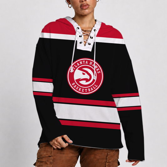 [HOT DEAL] NEW CUSTOMIZED NBA17 AHA ATLANTA HAWKS LACER HOODIE