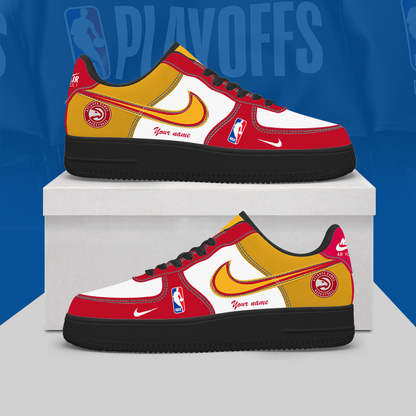 [HOT DEAL] NEW CUSTOMIZED NBA17 AHA ATLANTA HAWKS AF1 SHOES