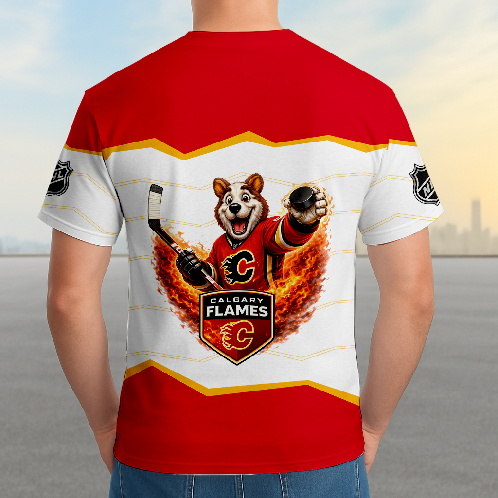 LIMITED EDITION - NEW CUSTOMIZED NHL17 CGF CALGARY FLAMES UNISEX T-SHIRT, SWEATSHIRTS, HOODIE & JACKETS