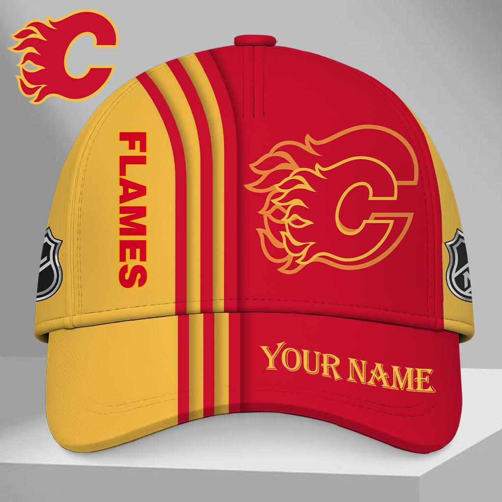 SPECIAL EDITION - NEW CUSTOMIZED NHL17 CGF CALGARY FLAMES CLASSIC CAP