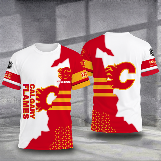 LIMITED EDITION - NEW CUSTOMIZED NHL17 CGF CALGARY FLAMES T-SHIRT, POLO SHIRT, ZIP POLO SHIRT, SWEATSHIRT, HOODIE & ZIP HOODIE
