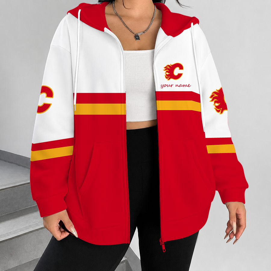 [SUPER SALE] NEW CUSTOMIZED NHL17 CGF CALGARY FLAMES T-SHIRT, HOODIE, ZIP HOODIE