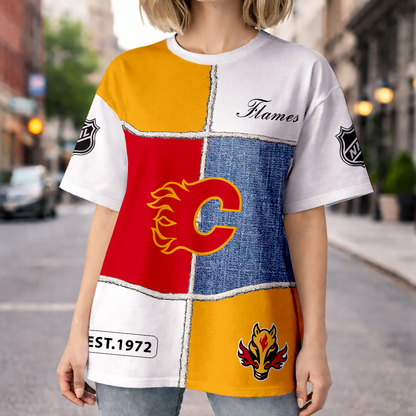 LIMITED EDITION - NEW CUSTOMIZED NHL17 CGF CALGARY FLAMES UNISEX T-SHIRT, SWEATSHIRTS, HOODIE & JACKETS
