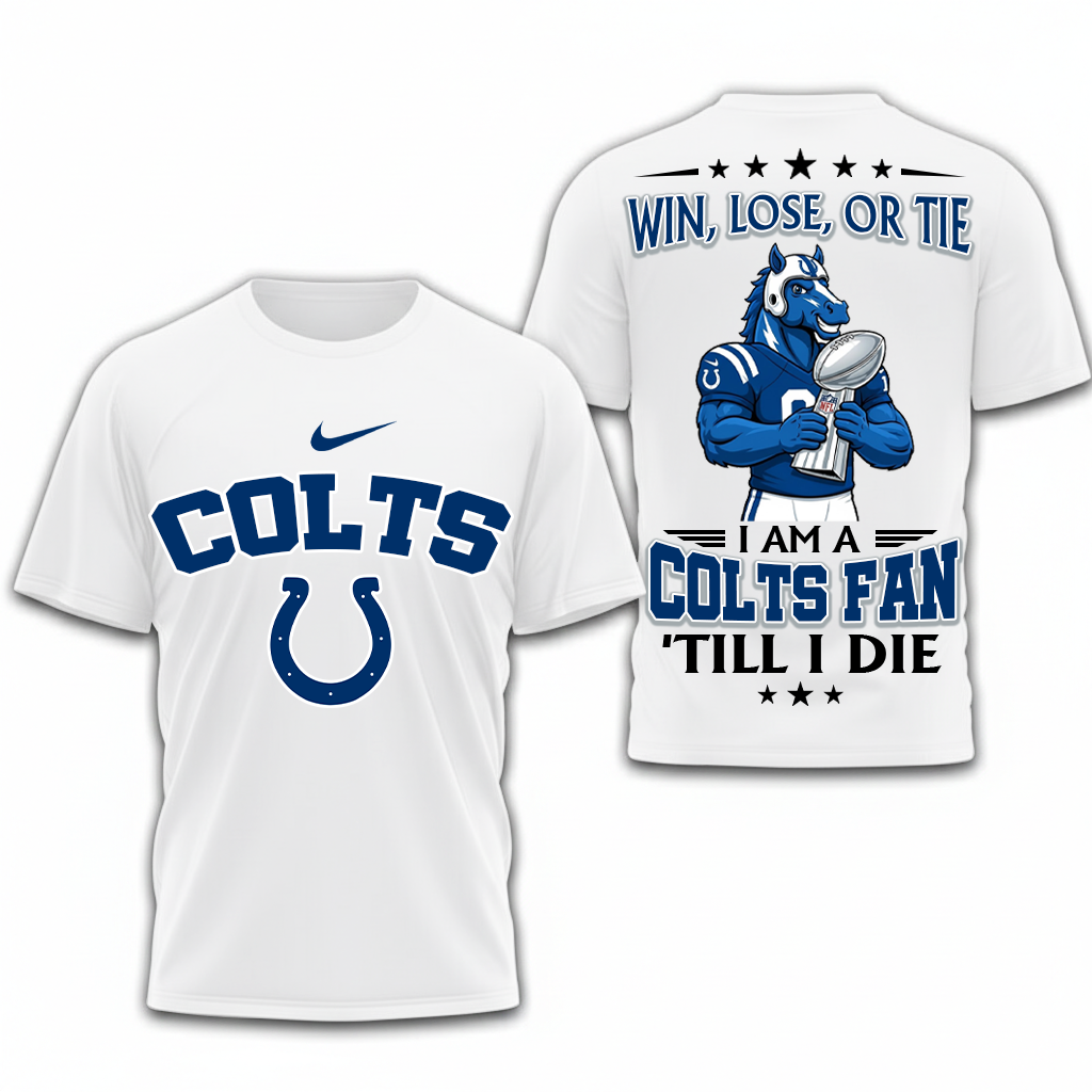 LIMITED EDITION - NEW CUSTOMIZED NFL17 IDC INDIANAPOLIS COLTS UNISEX T-SHIRT, POLO, HOODIE & JACKETS