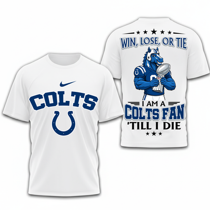 LIMITED EDITION - NEW CUSTOMIZED NFL17 IDC INDIANAPOLIS COLTS UNISEX T-SHIRT, POLO, HOODIE & JACKETS