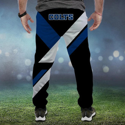LIMITED EDITION - NEW CUSTOMIZED NFL17 IDC INDIANAPOLIS COLTS SWEATPANTS