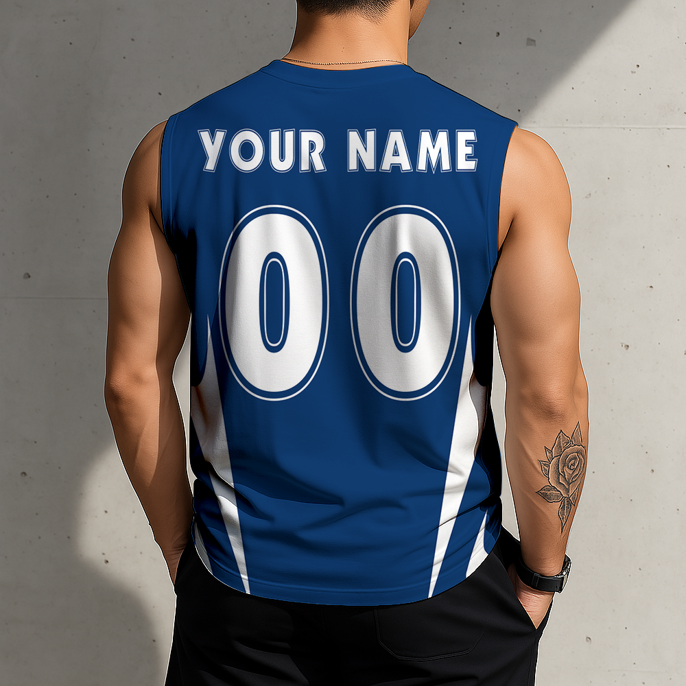 LIMITED EDITION - NEW CUSTOMIZED NFL17 IDC INDIANAPOLIS COLTS MEN'S GYM SHIRT