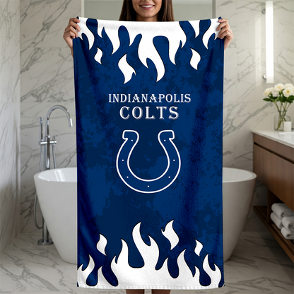 LIMITED EDITION - NEW CUSTOMIZED NFL17 IDC INDIANAPOLIS COLTS BEACH TOWEL FOR FAN