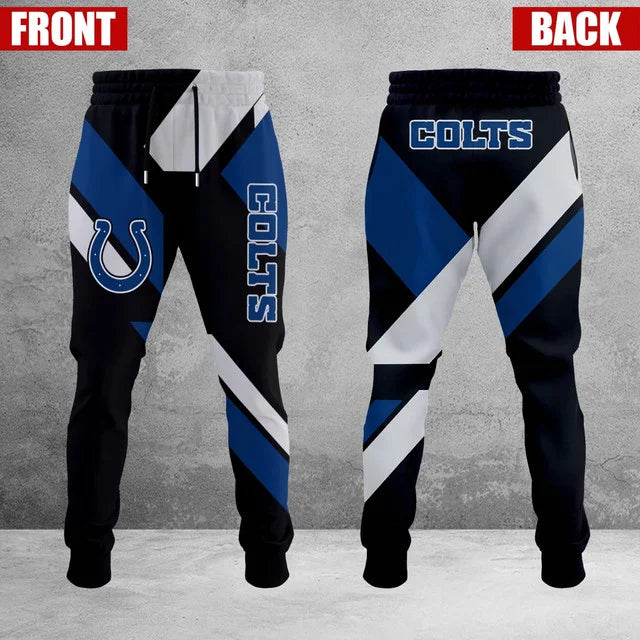 LIMITED EDITION - NEW CUSTOMIZED NFL17 IDC INDIANAPOLIS COLTS SWEATPANTS