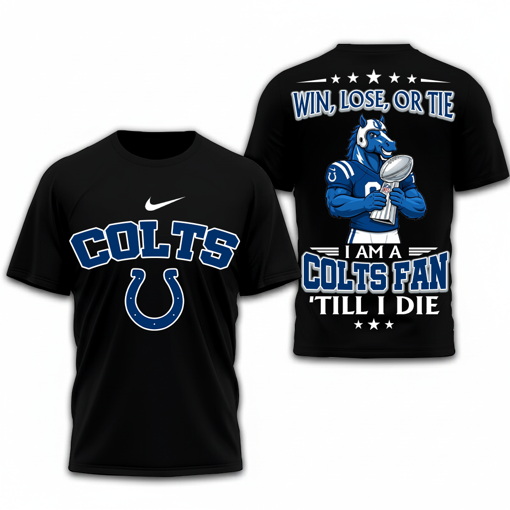 LIMITED EDITION - NEW CUSTOMIZED NFL17 IDC INDIANAPOLIS COLTS UNISEX T-SHIRT, POLO, HOODIE & JACKETS