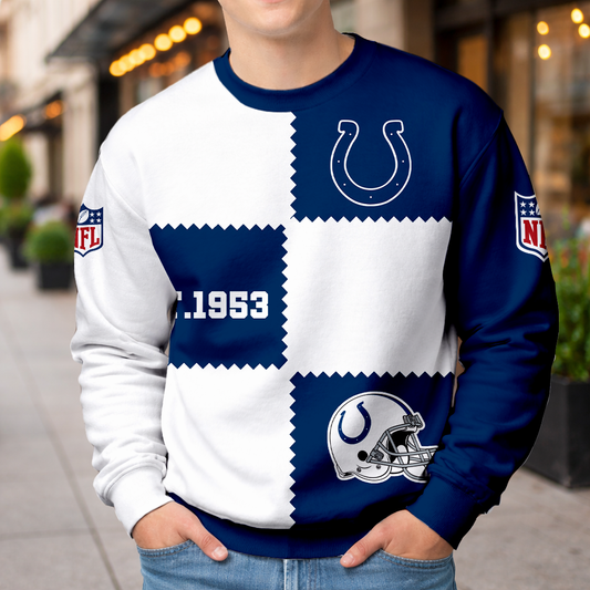 LIMITED EDITION - NEW CUSTOMIZED NFL17 IDC INDIANAPOLIS COLTS UNISEX T-SHIRT, POLO, HOODIE & JACKETS