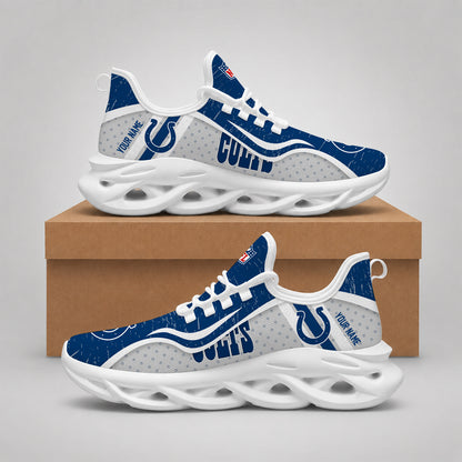 SPECIAL EDITION - NEW CUSTOMIZED NFL17 IDC INDIANAPOLIS COLTS MAX SOUL SHOES