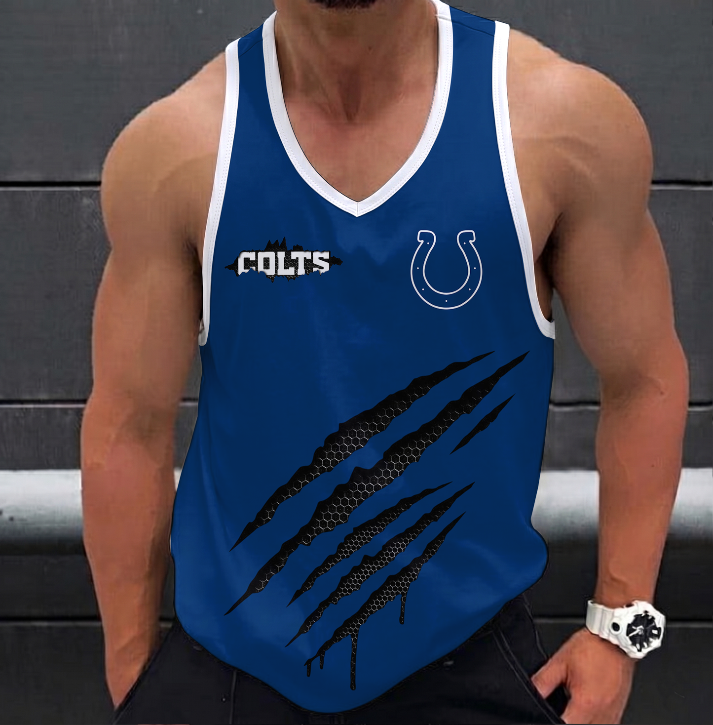 SPECIAL EDITION - NEW CUSTOMIZED NFL17 IDC INDIANAPOLIS COLTS UNISEX TANK TOP