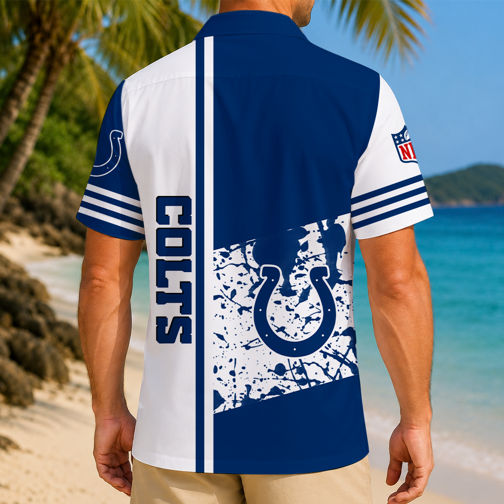 LIMITED EDITION - NEW CUSTOMIZED NFL17 IDC INDIANAPOLIS COLTS UNISEX HAWAIIAN SHIRT