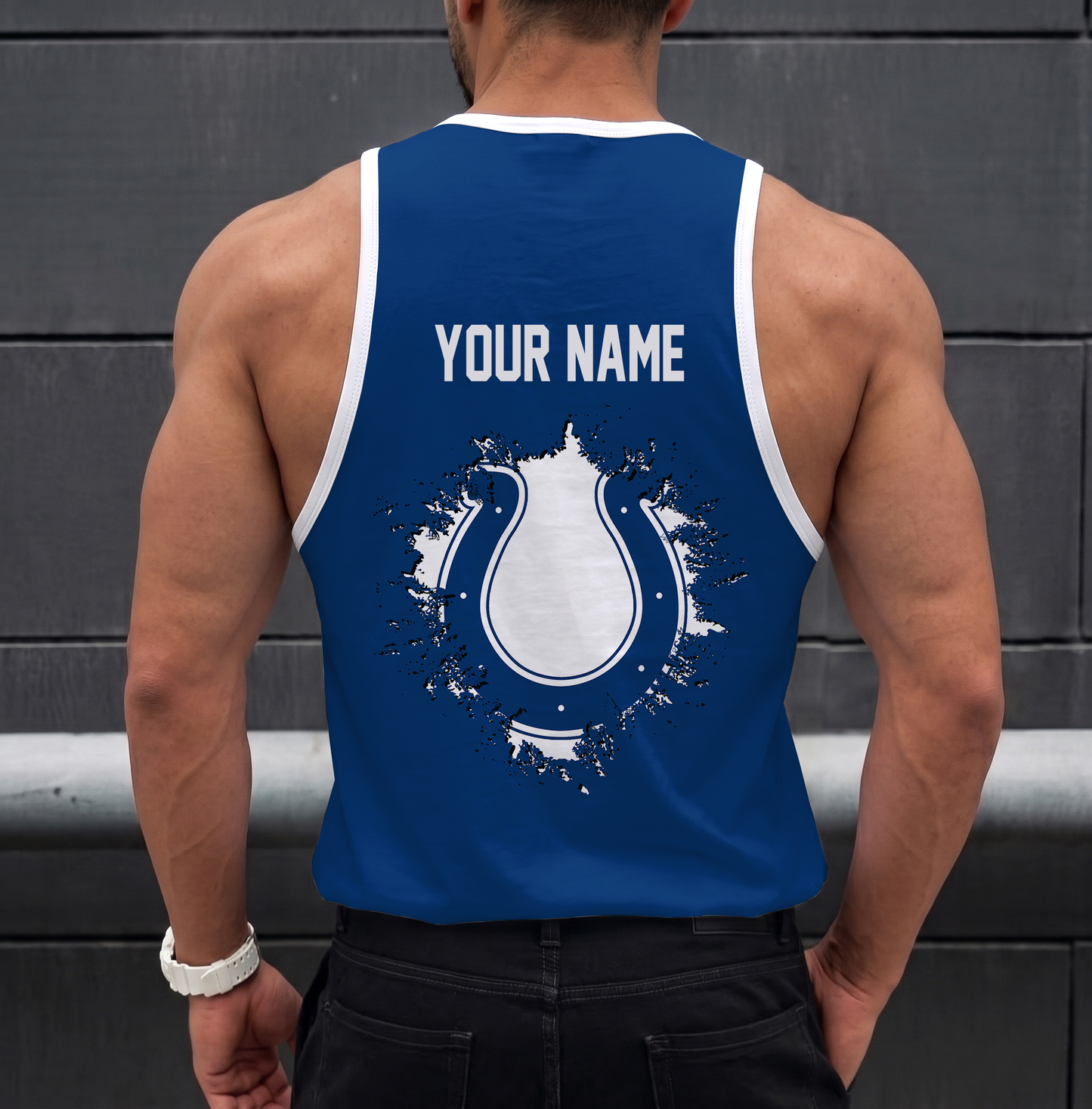 SPECIAL EDITION - NEW CUSTOMIZED NFL17 IDC INDIANAPOLIS COLTS UNISEX TANK TOP