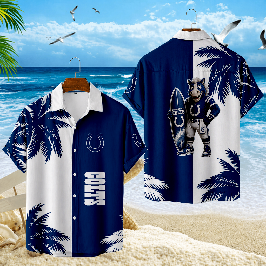 LIMITED EDITION - NEW CUSTOMIZED NFL17 IDC INDIANAPOLIS COLTS UNISEX HAWAIIAN SHIRT