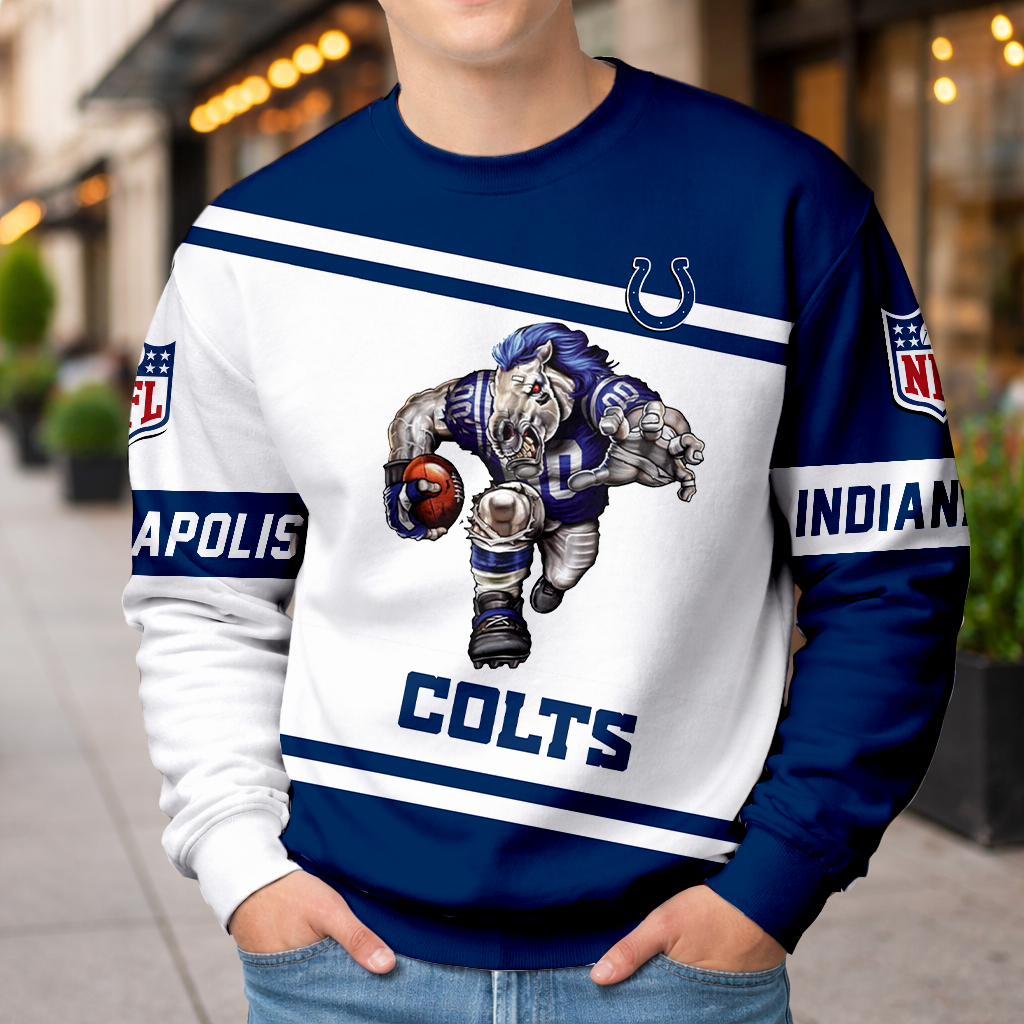 LIMITED EDITION - NEW CUSTOMIZED NFL17 IDC INDIANAPOLIS COLTS UNISEX T-SHIRT, POLO, HOODIE & JACKETS
