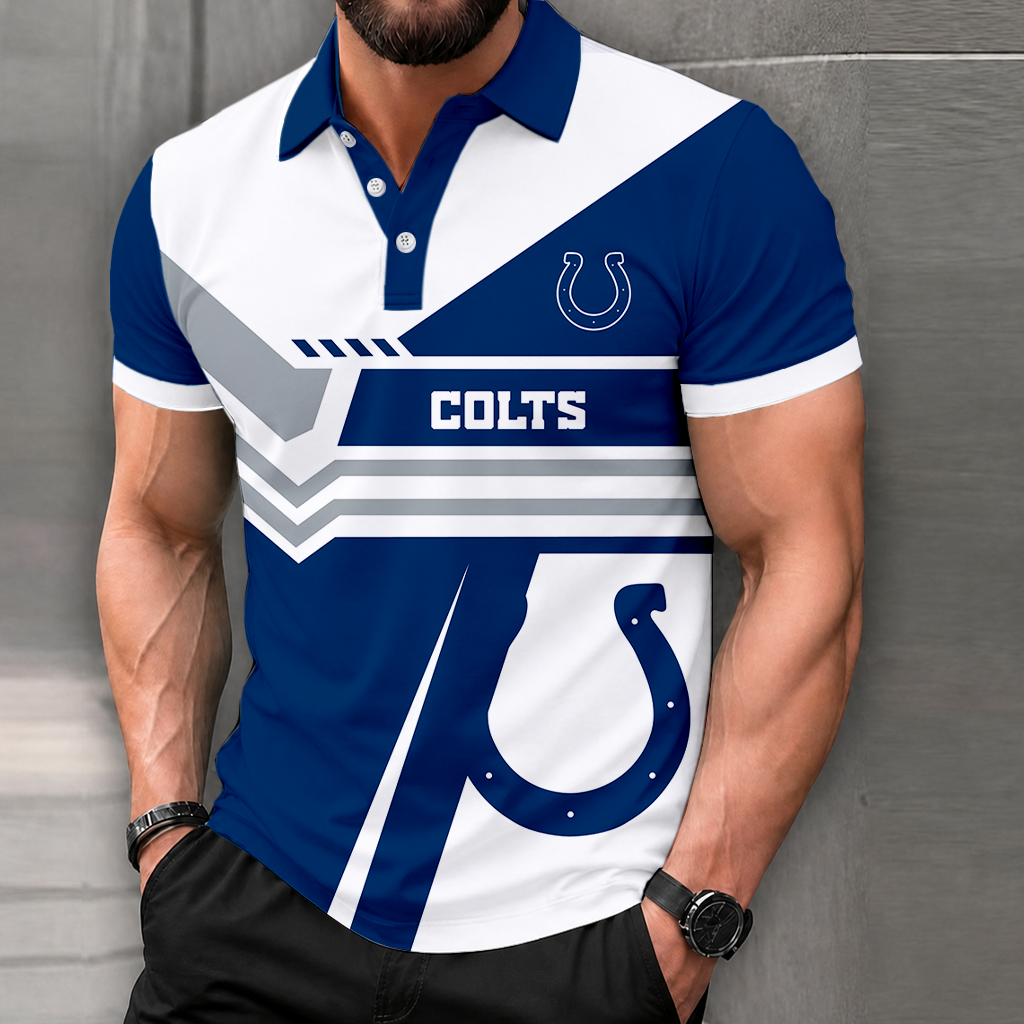 LIMITED EDITION - NEW CUSTOMIZED NFL17 IDC INDIANAPOLIS COLTS POLO SHIRT, ZIP POLO SHIRT & T-SHIRTS