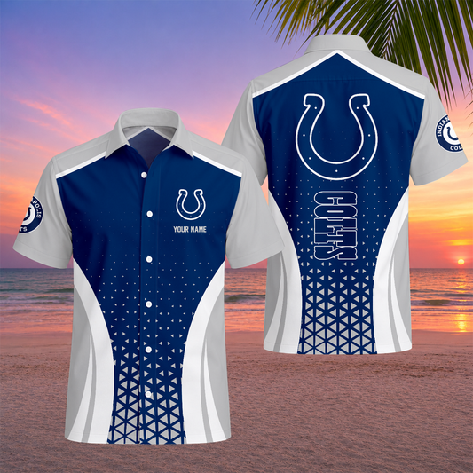 LIMITED EDITION - NEW CUSTOMIZED NFL17 IDC INDIANAPOLIS COLTS UNISEX HAWAIIAN SHIRT