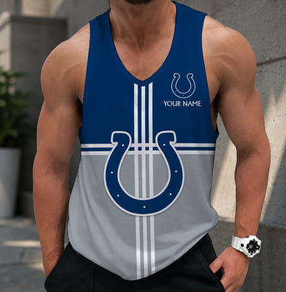 EXCLUSIVE EDITION - NEW CUSTOMIZED NFL17 IDC INDIANAPOLIS COLTS TANK TOP