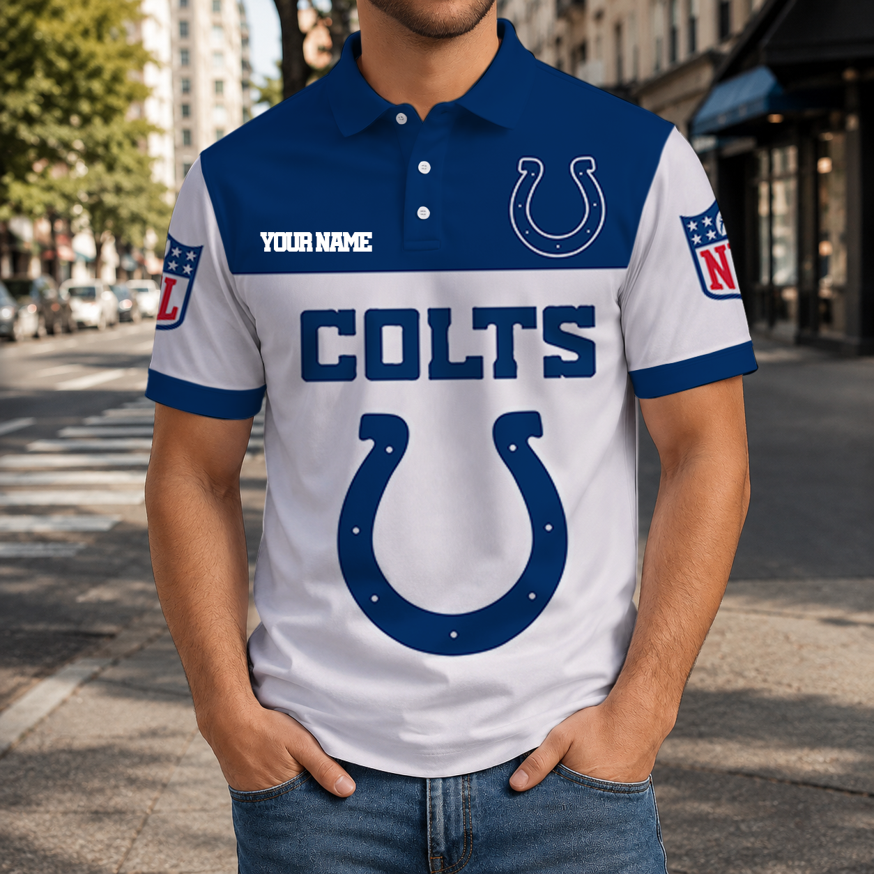 LIMITED EDITION - NEW CUSTOMIZED NFL17 IDC INDIANAPOLIS COLTS T-SHIRT, POLO SHIRT, ZIP POLO SHIRT, SWEATSHIRT, HOODIE & ZIP HOODIE